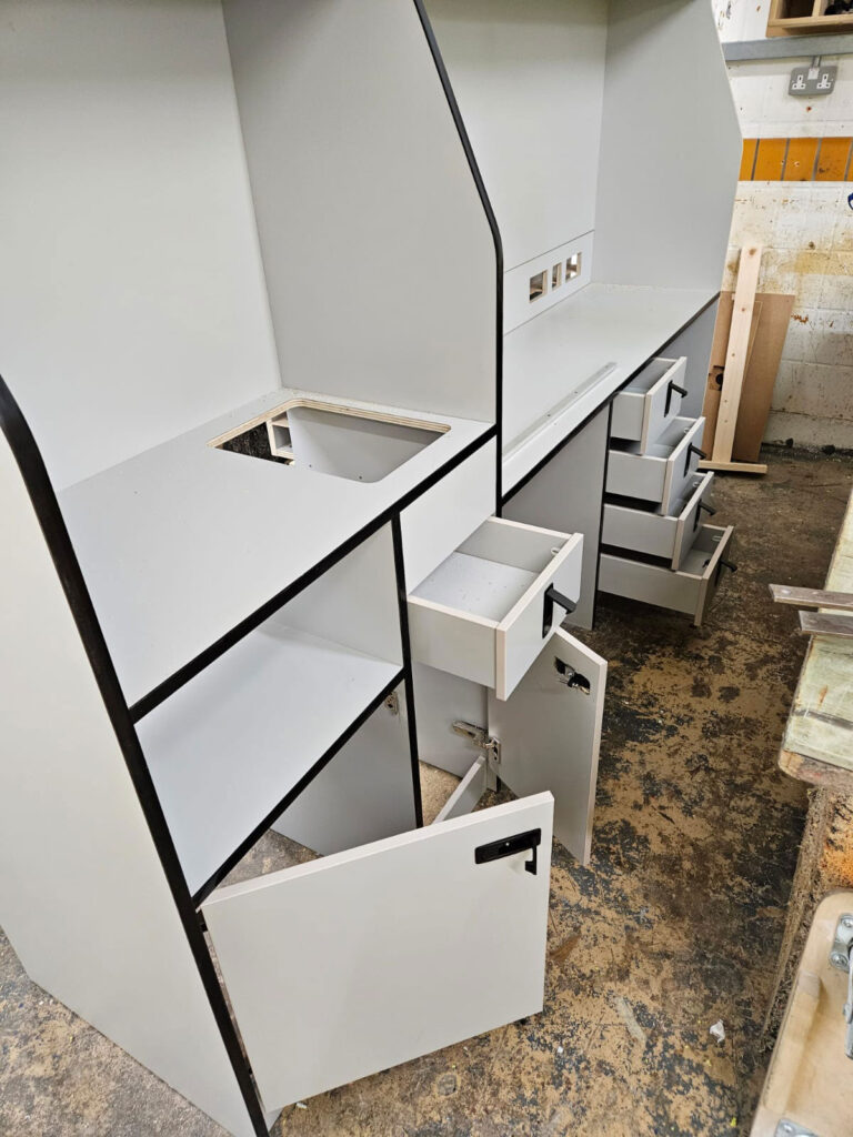 Square Van Custom Van Fit Out: Stage 2 - Set Square Joinery