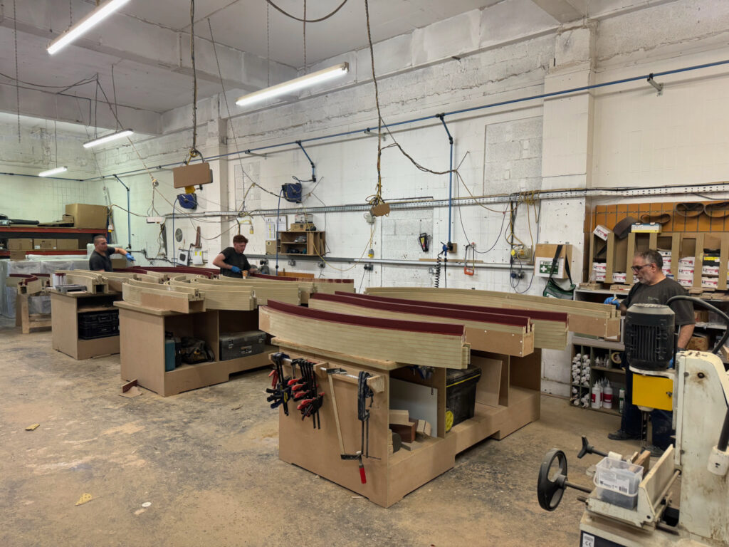 set square joinery bespoke lighting project
