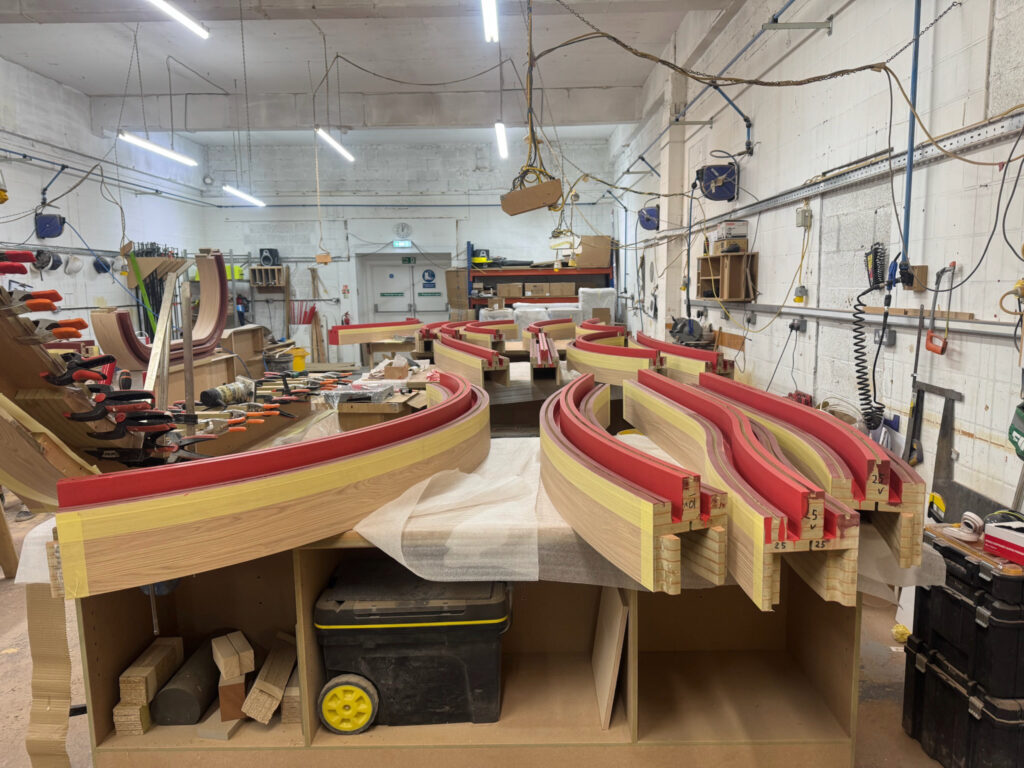 set square joinery bespoke lighting project