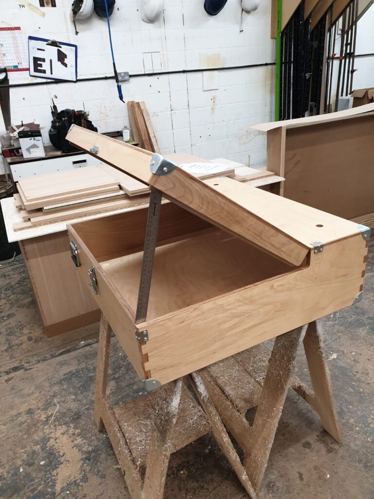 set square joinery bespoke storage box