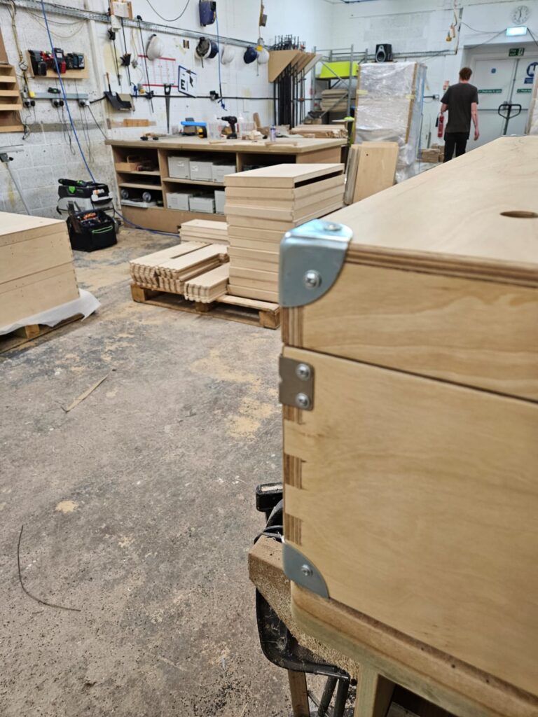 set square joinery bespoke storage box