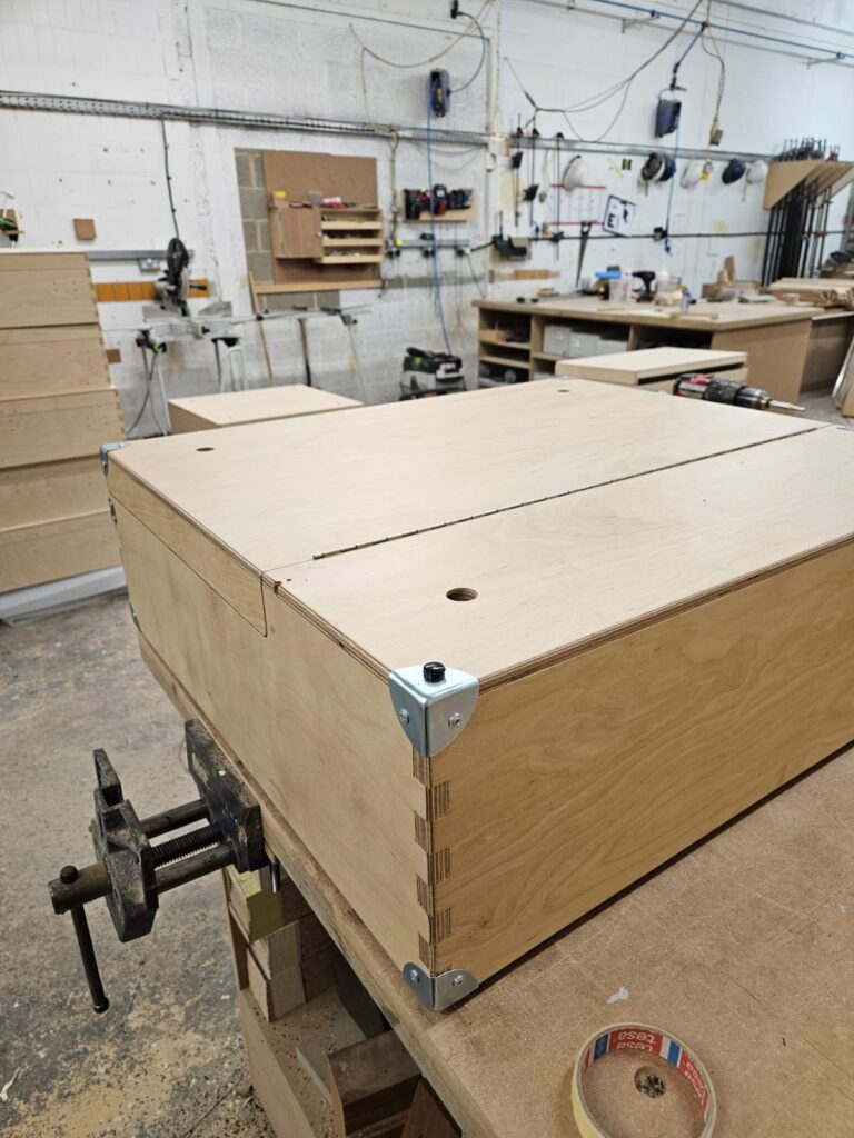 set square joinery bespoke storage box