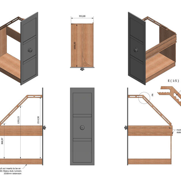 See proposed designs as flat elements